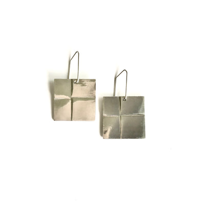 Quilted Square Earrings