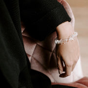 Bedazzled Quartz Crystal Bracelet