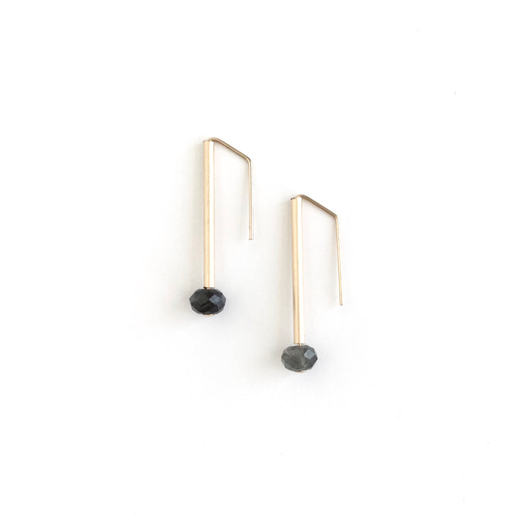 Labradorite Everyday Earrings Petite
