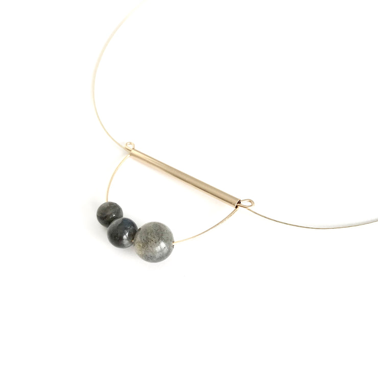 Labradorite Abacus Necklace