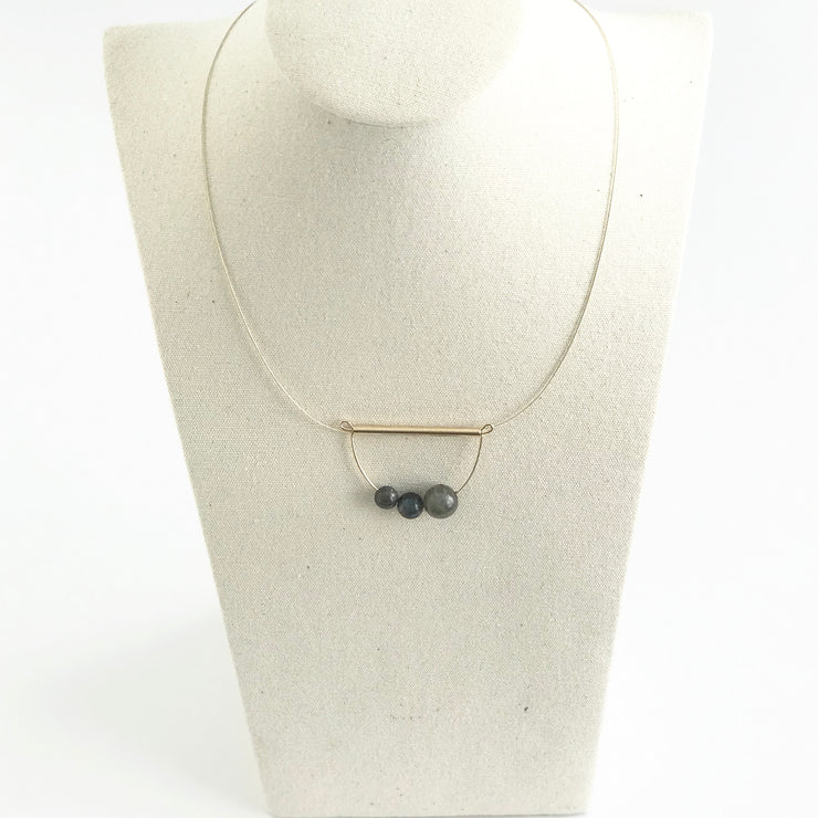 Labradorite Abacus Necklace