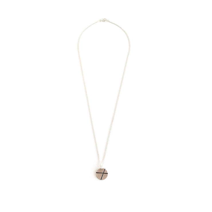 XO Kiss & Hug Necklace-Sterling Silver
