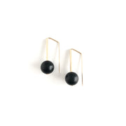 Matte Onyx Everyday Earrings