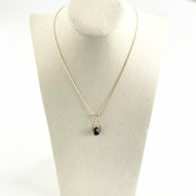 Matte Onyx Single Nugget Necklace