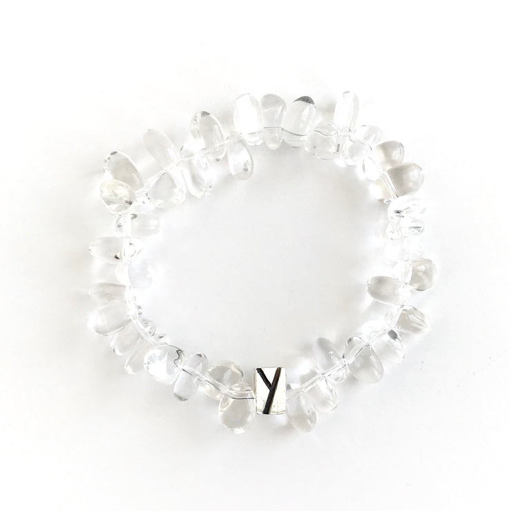 Bedazzled Quartz Crystal Bracelet