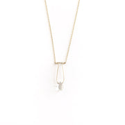 *SPECIAL CHARITABLE ITEM* Quartz Crystal Teardrop Necklace