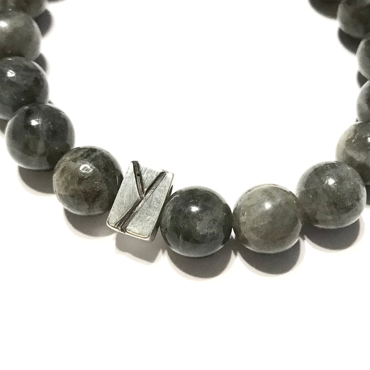 Labradorite and Quartz Bracelet