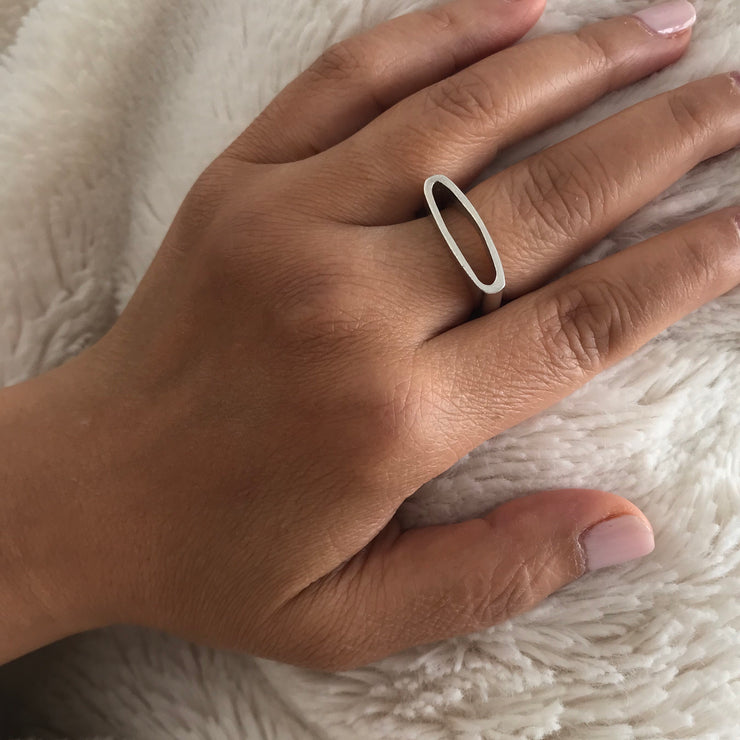 Spaces Oval Ring