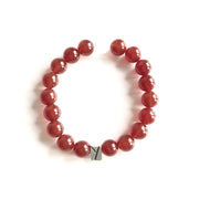 Carnelian and Quartz Bracelet