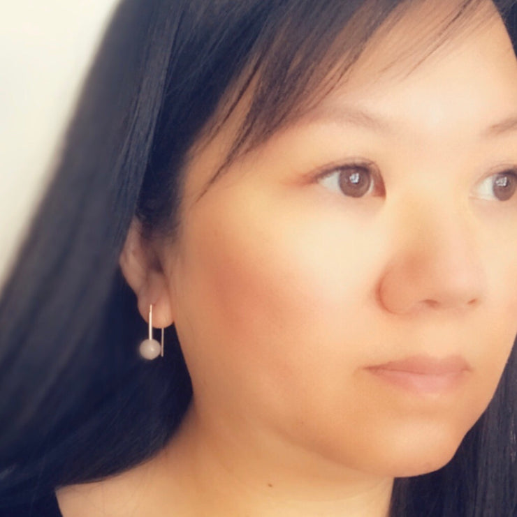 Rose Quartz Everyday Earrings