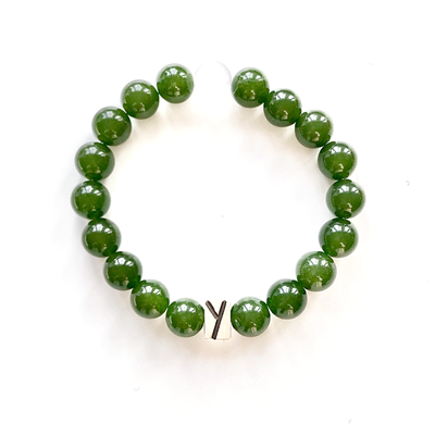 Jade and Quartz Bracelet