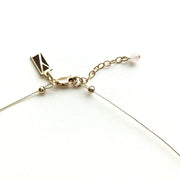 Rose Quartz Abacus Necklace