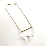 Quartz Crystal Abacus Necklace