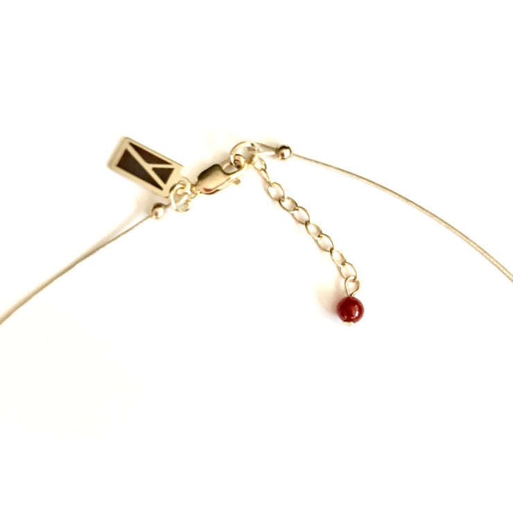 Carnelian Abacus Neck