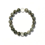 Labradorite and Quartz Bracelet