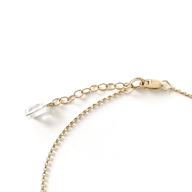 Quartz Crystal Gratitude Pendant