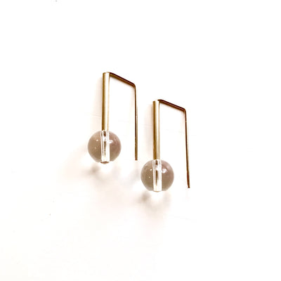 Clear Quartz Everyday Earrings