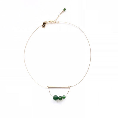 Jade Abacus Necklace
