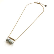 Labradorite and Bar Necklace