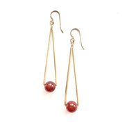 Carnelian Long Triangle and ball