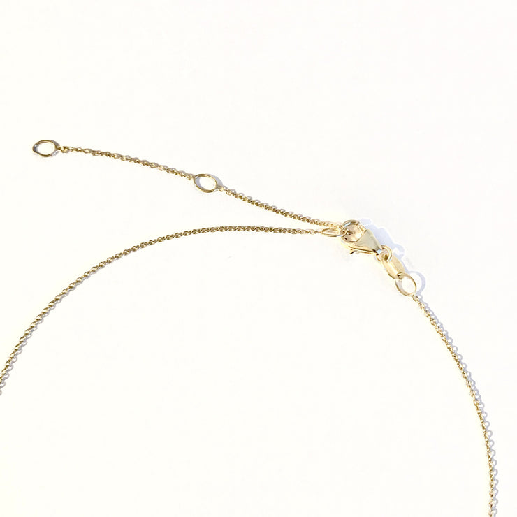 XO from KAY Diamond Circle Necklace 1/4 ct tw Round-cut 10K Yellow Gold 18