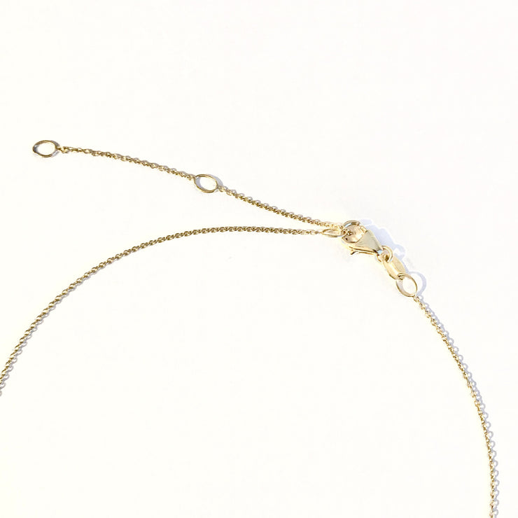 XO Kiss & Hug Necklace-Solid 14k Gold
