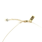 Labradorite Squares and Tubes Wire Necklace